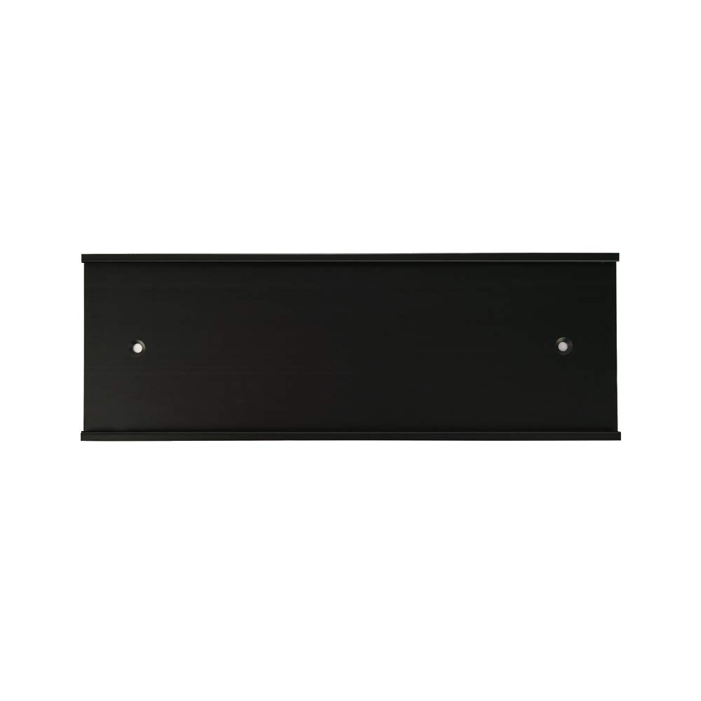 Amazon.com : 3x12 x 1/16 inch Wall Mount Nameplate Holder (Black