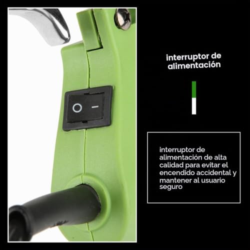 Miniatura 8 de Pistola De Clavos Eléctrica Para Madera, Aleación De Aluminio, Con Cable, Para Muebles, Carpintería Y Artesanía, Velocidad Clavado 30 M, Potencia 1800 W