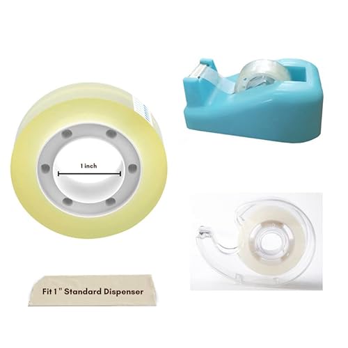 Xylo 12 Rolls Clear Tape, Tape Refills, Gift Wrapping Tape, Transparent Tape, Invisible Tape, Wrapping Paper Tape, Office Tape, Tape Bulk, Tape Refill (Clear) #TOP4