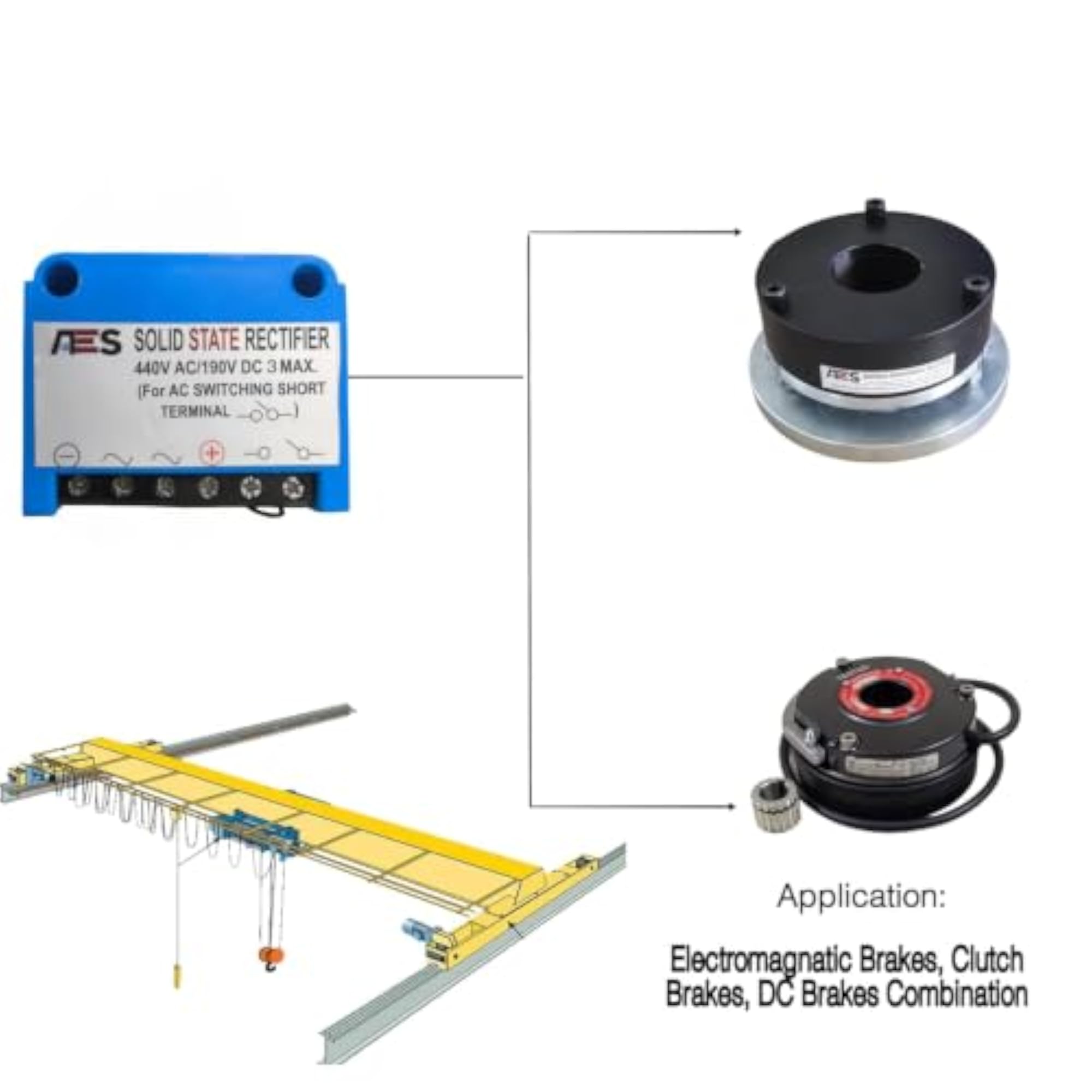 AES Solid State Rectifier Converts 440V AC to 190V DC Output