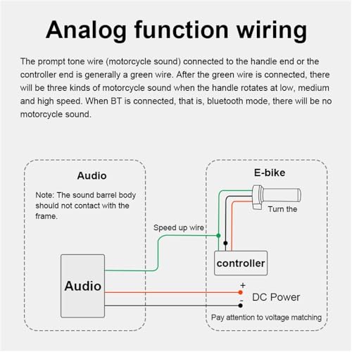 Parlante de audio para manillar de moto 24-80V miniatura 5