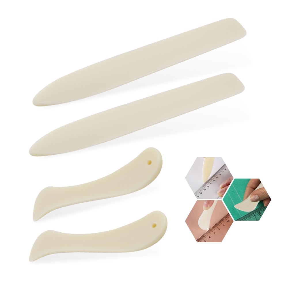 2 Piegatori In Osso Per Carta - Strumenti Per Scrapbooking, Piegatura E Apertura Buste - Foto 7