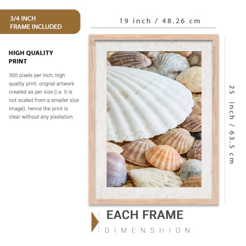 Image of HOTHOUSE Decorative Modern Wall Art Print With Frame Abstract Paintings For Living Room Bed Room Hotel Wall Decor Digital Reprint Set of 3 (19X25 inch)