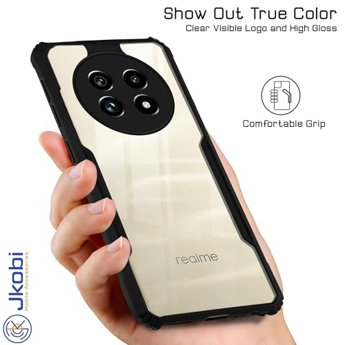 Image of Jkobi Back Cover Case for Realme 13 Pro | Realme 13 Pro Plus 5G (Elegant PU Leather Finish | Premium Minimalist Professional | Camera Protection Bump)