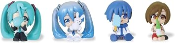 Hatsune .Miku Hide & Seek Hide & Seek Hakurenbo Figure Part2 All 4 Types Set Gacha Capsule Toy