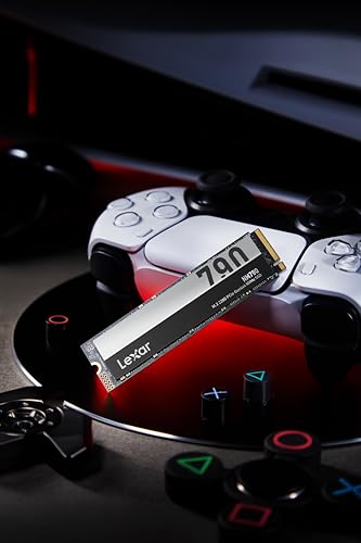 Image of Lexar 2TB NM790 SSD PCIe Gen4 NVMe M.2 2280 Internal Solid State Drive, Up to 7400 /6500 MB /s Read /Write, Compatible with PS5, for Gamers and Creators, Black (LNM790X002T-RNNNU)