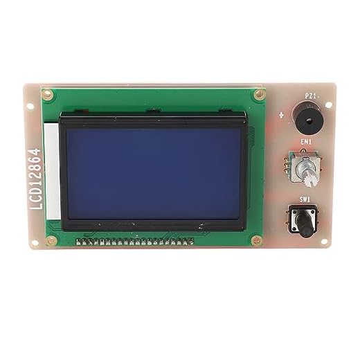 Pantalla LCD 12864, Pieza de Repuesto para Impresora 3D, Módulo de Control LCD para Anet A6 A8 PLUS E12 E16, Accesorios Profesionales