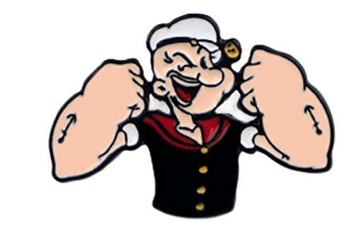New Horizons Productions Popeye The Sailor Man 1 Inch Tall Metal Enamel Pin New Horizons Productions Popeye The Sailor Man 1 Inch Tall Metal Enamel Pin