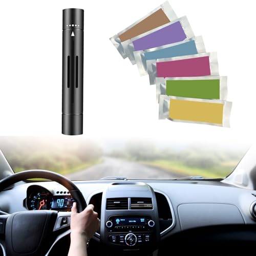 Diffusore Profumo Auto in Alluminio con Ricariche