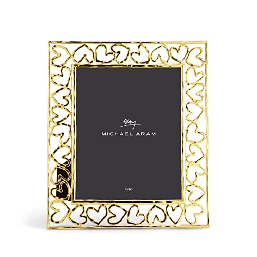 Michael Aram GoldGolden Heart Photo Picture Frame Size 8x10 - New !