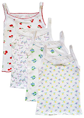 Image of B-One Kids Girls' Cotton Camisole Tank Top Undershirt (Multipack)