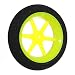 Produktbild Joy-Button 2X Modellbau Speichen Rad 30, 40, 50mm Komplettrad Felge Neongrün Reifen Schwarz Auto Motorrad Flugzeug Modell Neu (50x12)