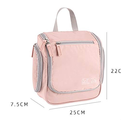 Image of House of Quirk Hanging Travel Toiletry Bag Cosmetic Makeup Bag Organizer for Women and Girls (Design 2 Grey)