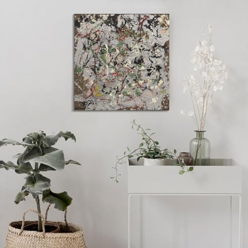 Tableau Jackson Pollock Number 21 pour sublimer votre salon moderne - 4