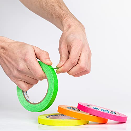 Image of Pro Tapes Pro Spike Stack 1 /2 x 20 Yard (4) Flourescent Variety
