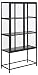 Produktbild PKline Vitrinenschrank Sea Metall Glas Vitrine Wohnzimmer Schrank Standvitrine schwarz
