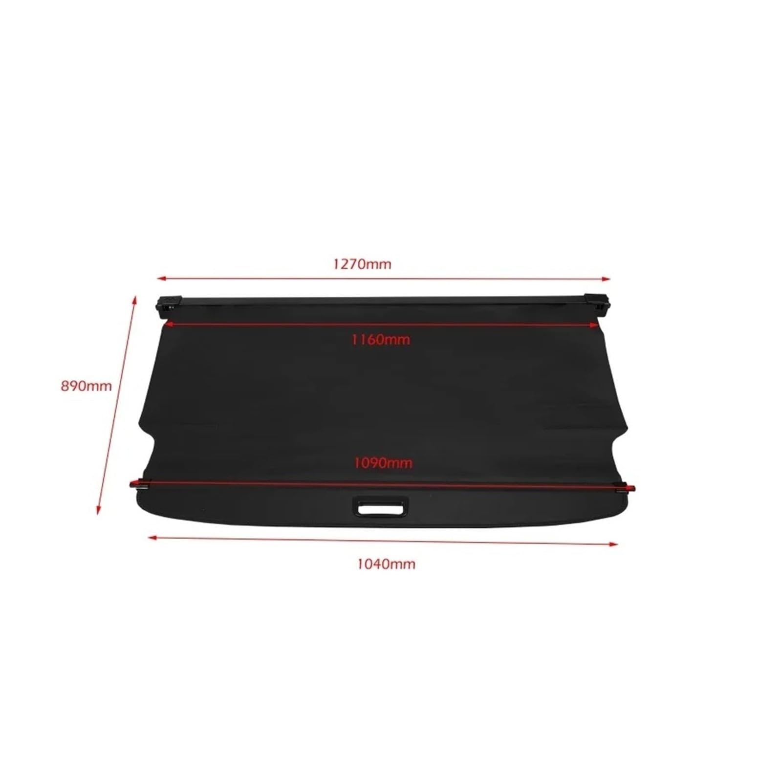 Cache-Bagages arrière Coffre pour Ford pour Bronco 2021-2024 2025 2026 + (Uniquement pour La Version Souple 4 Portes) Pare-Soleil Protection Coffre Rétractable Noir