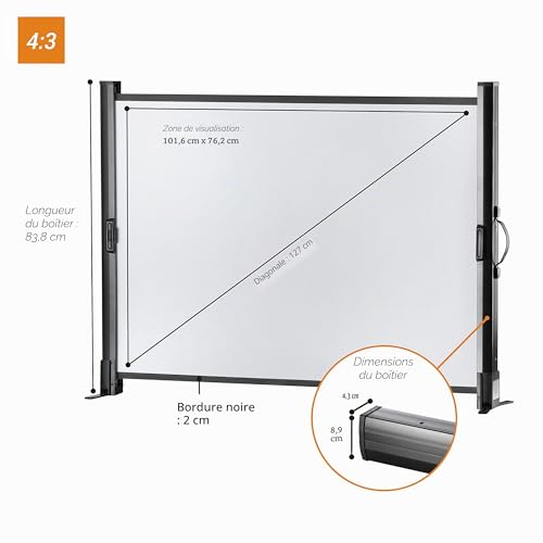 Écran compact pour pico projecteur celexon idéal en réunion et présentation sur table