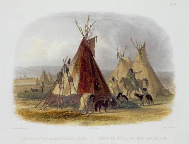 Impression art mural Karl Bodmer pour sublimer la décoration de votre chambre vintage 60x90