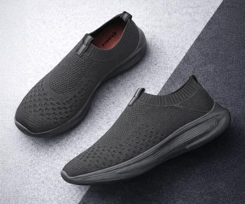 Image of Kraasa Trial Running Shoes with Lightweight Memory Insole | Breathable, Anti-Skid Knit Sneaker, Walking & Gym Shoes