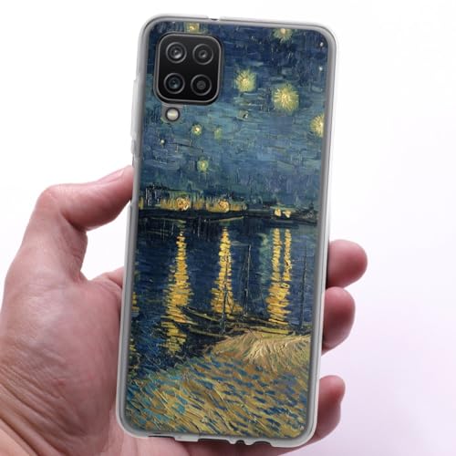 Coque silicone Samsung A12 impression art Van Gogh durable - 3