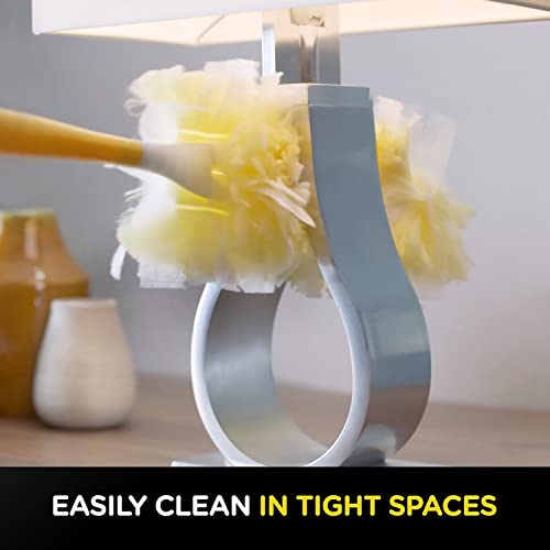 Swiffer 21620Bx 360 Dusters Refill, Dust Lock Fiber, Yellow, 6/Box #TOP4