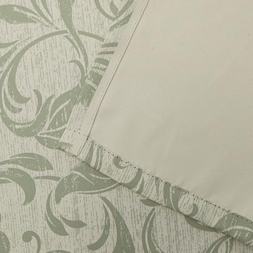 Image of 80% Blackout Curtains for Bedroom, Jade Window Drapes 54 Inch Length for Living Room, Thermal Insulated Grommet Curtains, 2 Panels
