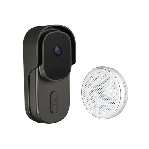 Daconovo Campainha de vídeo 1080P Câmera de campainha inteligente sem fio com Chime Tuya APP 2,4 GHz WiFi IP65 à prova d'água Chamada visual remota Áudio bidirecional Visualização noturna infravermelh