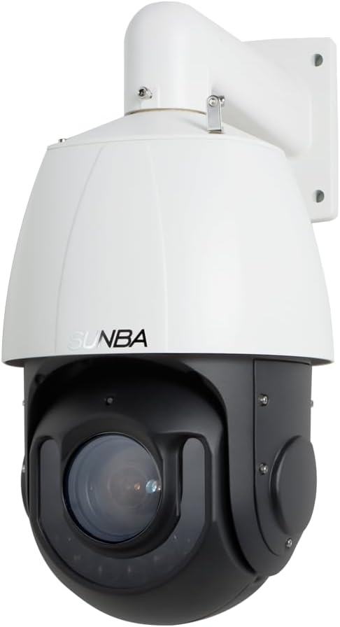 SUNBA High Speed 5MP Outdoor PTZ POE+ AI IP Camera, 96X Zoom Security Dome,Deep AI, Smart Auto Tracking, RTMP Streaming, Night Vision up to 1500ft (P848, Performance Series)