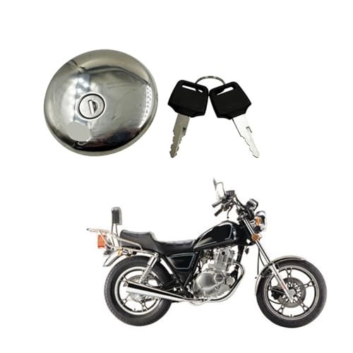 Couvercle réservoir carburant moto en alliage durable pour Suzuki GN 125 et GN 250