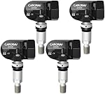 CARORAV TPMS Sensor, 434MHz Tire Pressure Monitor System Sensor 4Pcs Replacement for Jeep Cherokee Dodge RAM OE Replaces# 68249197AA