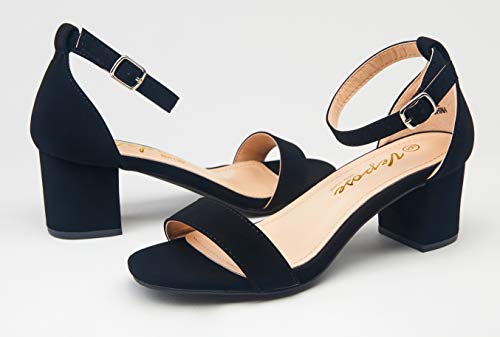 Vepose Women's Low Heeled Sandals Chunky Heels Casual Dress Shoes Comfortable Heels for Women - Image 4