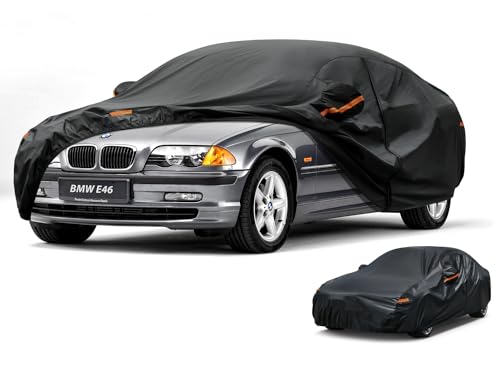 Image of Kayme 10 Layers Car Cover for Automobiles Waterproof All Weather [See Vehicle Size Chart for Accurate Fit] Heavy Duty Full Exterior Cover Outdoor Sun Rain Snow UV Protection. Size A2 (See Size Chart)