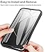 Ephoou 360°All-Inclusive Case for Xiaomi Poco F6 Pro/Redmi K70/ K70 Pro, [Built in Screen Protector] Dual Layer Full Body Shockproof Dustproof Clear Phone Case for Xiaomi Poco F6 Pro QB-Black