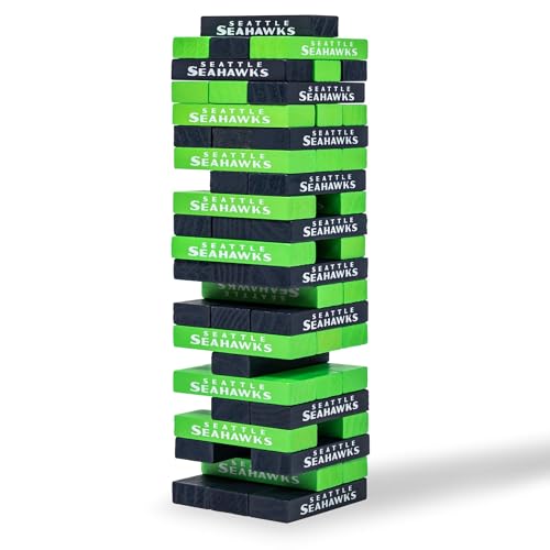 Wild Sports NFL Seattle Seahawks Table Top Stackers 3