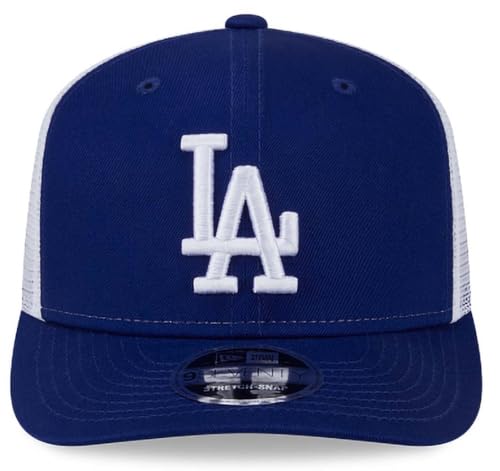 New Era Los Angeles Dodgers Trucker 9Seventy Snapback Adjustable Hat Blue miniatura 2