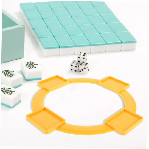 Accesorio práctico para Mahjong con diseño de bandeja y bolsa miniatura 6