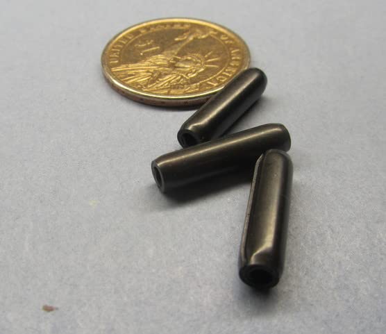 Steel Coiled Spring Pins, 3/16" Diameter x .750" Length, 20 pcs.