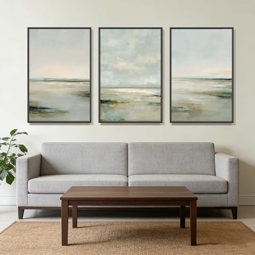 Large 3 Piece Canvas Wall Art for Living Room, 16x24 Inch Abstrac...
