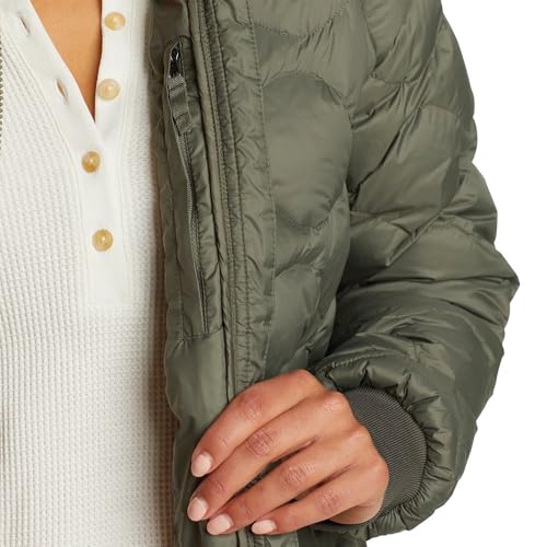 Eddie Bauer Women\'s Shaw Down Bomber Jacket, Black, X-Large