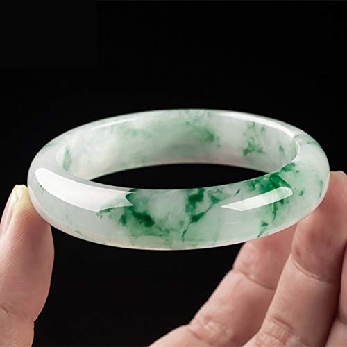 Bracelet en jade glacé type cireux pour sublimer un poignet nu - 6