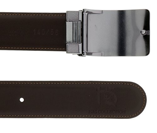 HSB 8001 Black/Brown Reversible/Adjustable Mens Belt2