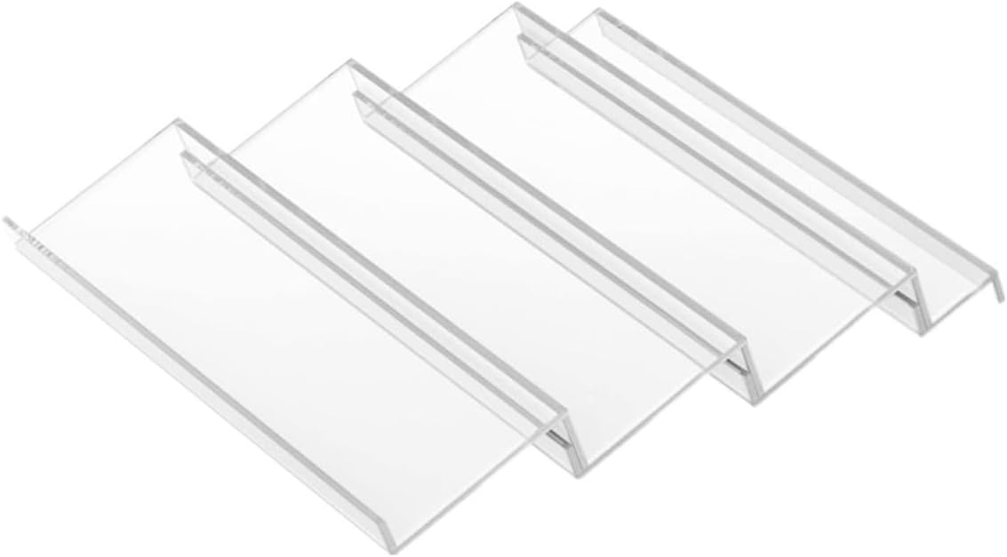 Expandable Acrylic Spice Bottle Rack Drawer Organizer Tiered Seasoning Storage for Kitchen Countertop