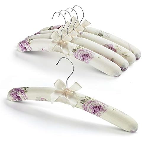 GLCON Satin Padded Hangers for Women Clothing Cover