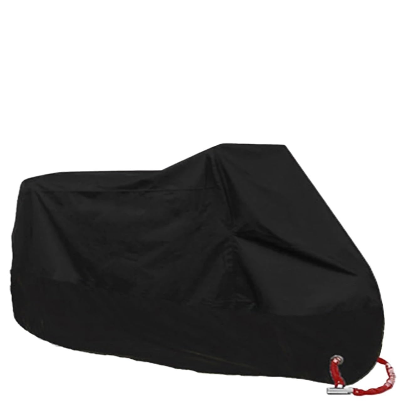 Housse de moto imperméable, anti-poussière, protection UV, toutes saisons, pour moto, scooter, pluie (tout argenté, taille 4XL pour 2300-2600 mm)