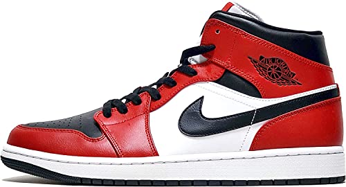 [iCL] AIR JORDAN 1 MID CHICAGO BLACK TOE GAW[_ 1 ~bh VJS ubN gD ܍ MID 554724-069 RED (measurement_27_point_5_centimeters)