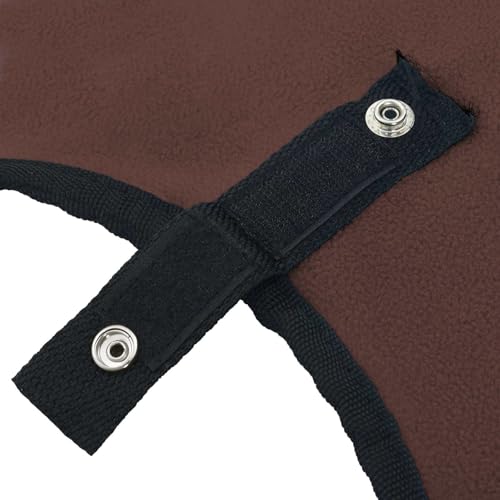 Manta para caballo de 105 cm impermeable transpirable forrada con correa cruzada 6