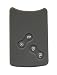 Produktbild Happyit 4 Tasten Silikon Auto Smart Key Cover Fall für Renault Clio Scenic Megane Duster Sandero Captur Twingo Koleos Fernbedienung (Grau)
