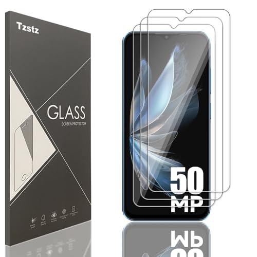 Tzstz 3 Pieces Tempered Glass Screen Protector for Ulefone Note 16 Pro Hardness 9H Anti Scratch Screen Protector