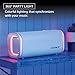 Sony ULT Field 5 Wireless Portable Bluetooth Speaker, IP67 Waterproof, Dustproof, and Rustproof with Enhanced Bass, 25 Hour Battery, 360° Party Light, and Shoulder Strap (SRSULT50B), Black